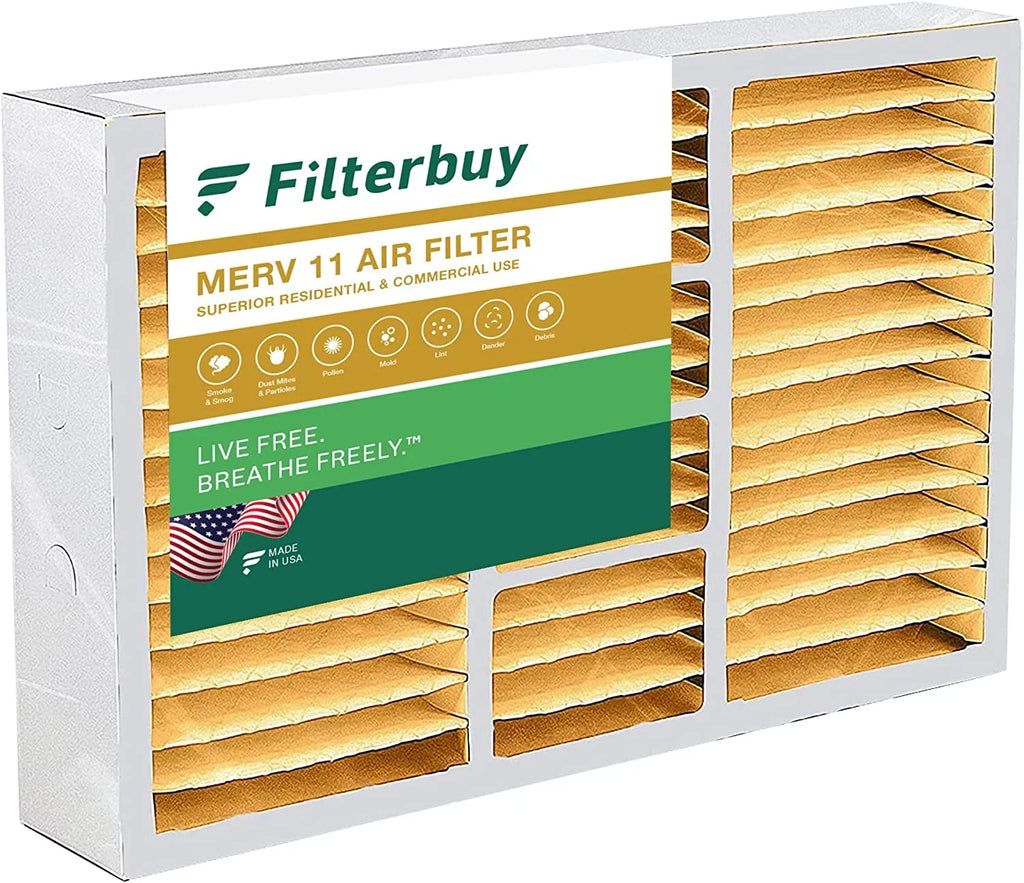 Filterbuy 17x26x4  11 Pleated   Furnace Air Filters for Lennox x6664 (1-Pack)