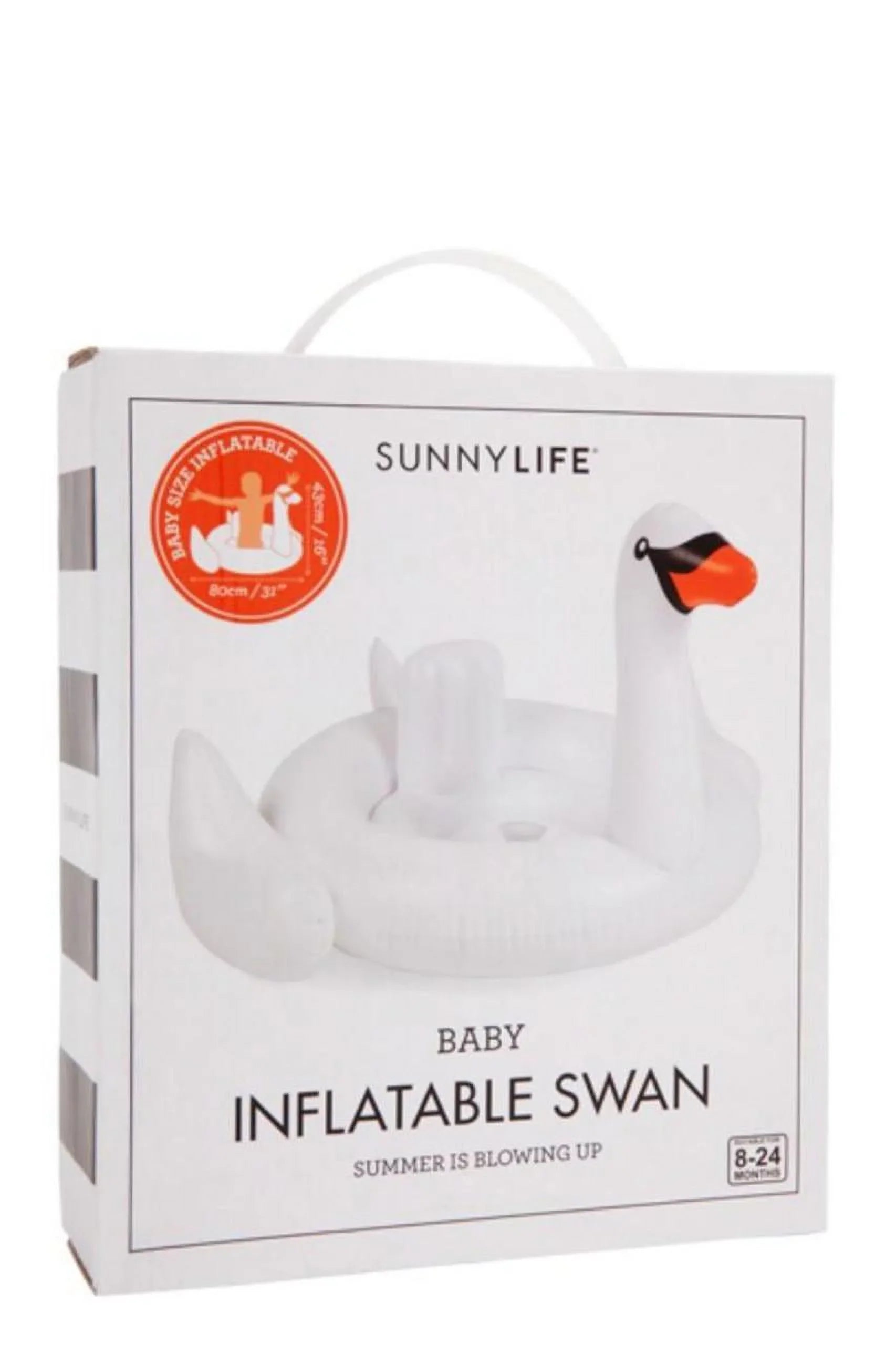 Baby Inflatable Swan White