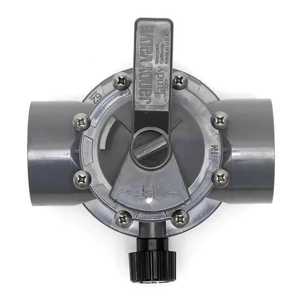 Zodiac Jandy/Teledyne Laars Diverter Valve,  2" s/2-1/2" spg Pos Seal, 2 Way, Gray Part # 2876