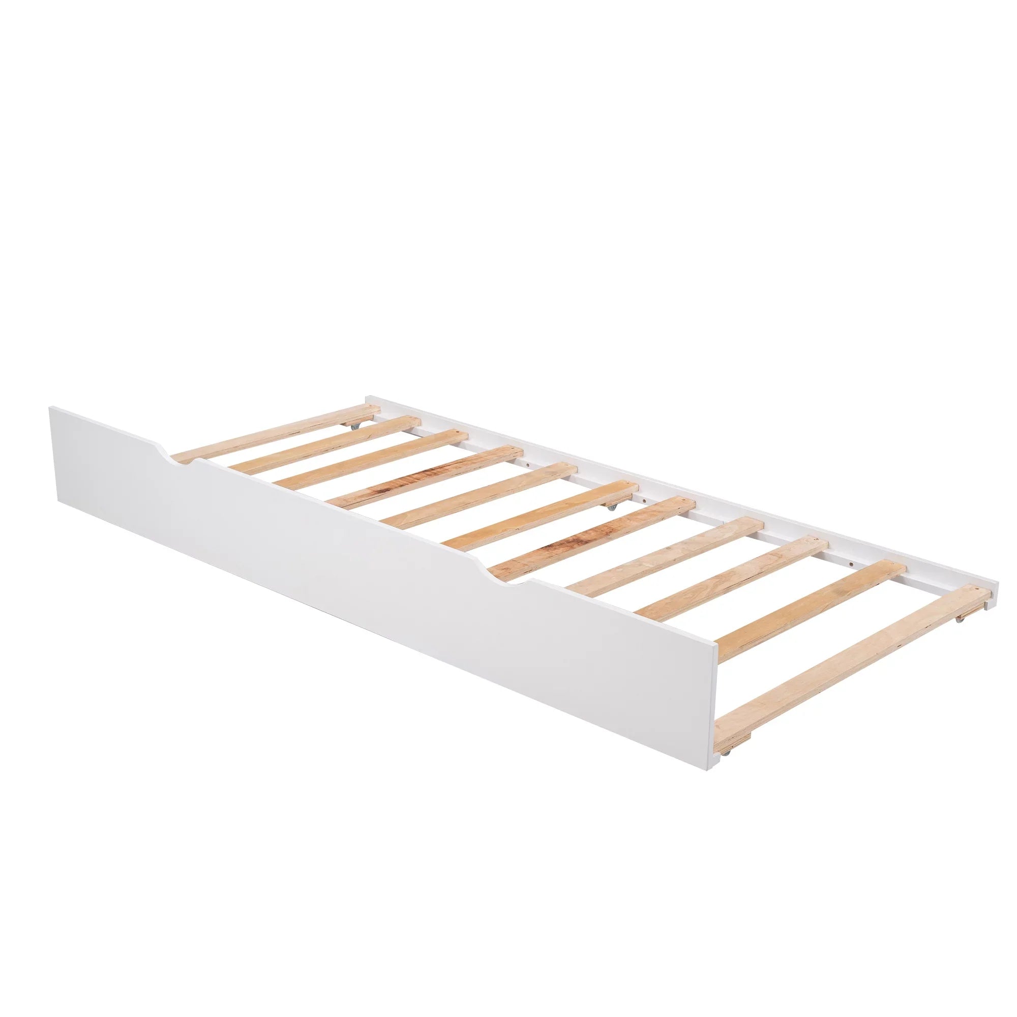 Merax Solid Wood Captain Bed with Trundle and Drawers, Twin, Multiple Colors