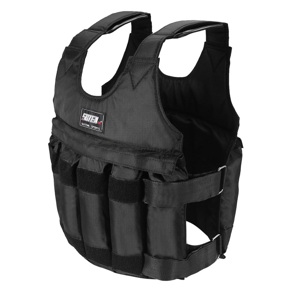 ZiSUGP Workout Weighted Vest for Women Men Adjustable Weight 110LB Exercise Training Fitness Body Weight Vests for Running Training Workout Jogging Walking Yoga Wedge for Wrist
