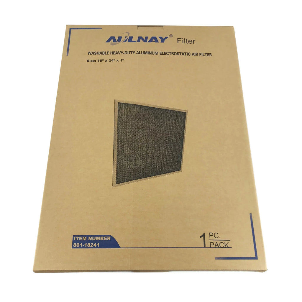 Aulnay Aluminum Electrostatic Air Filter (18" x 24" x1"), Furnace Central  Filter, Washable Metal  Air Filter
