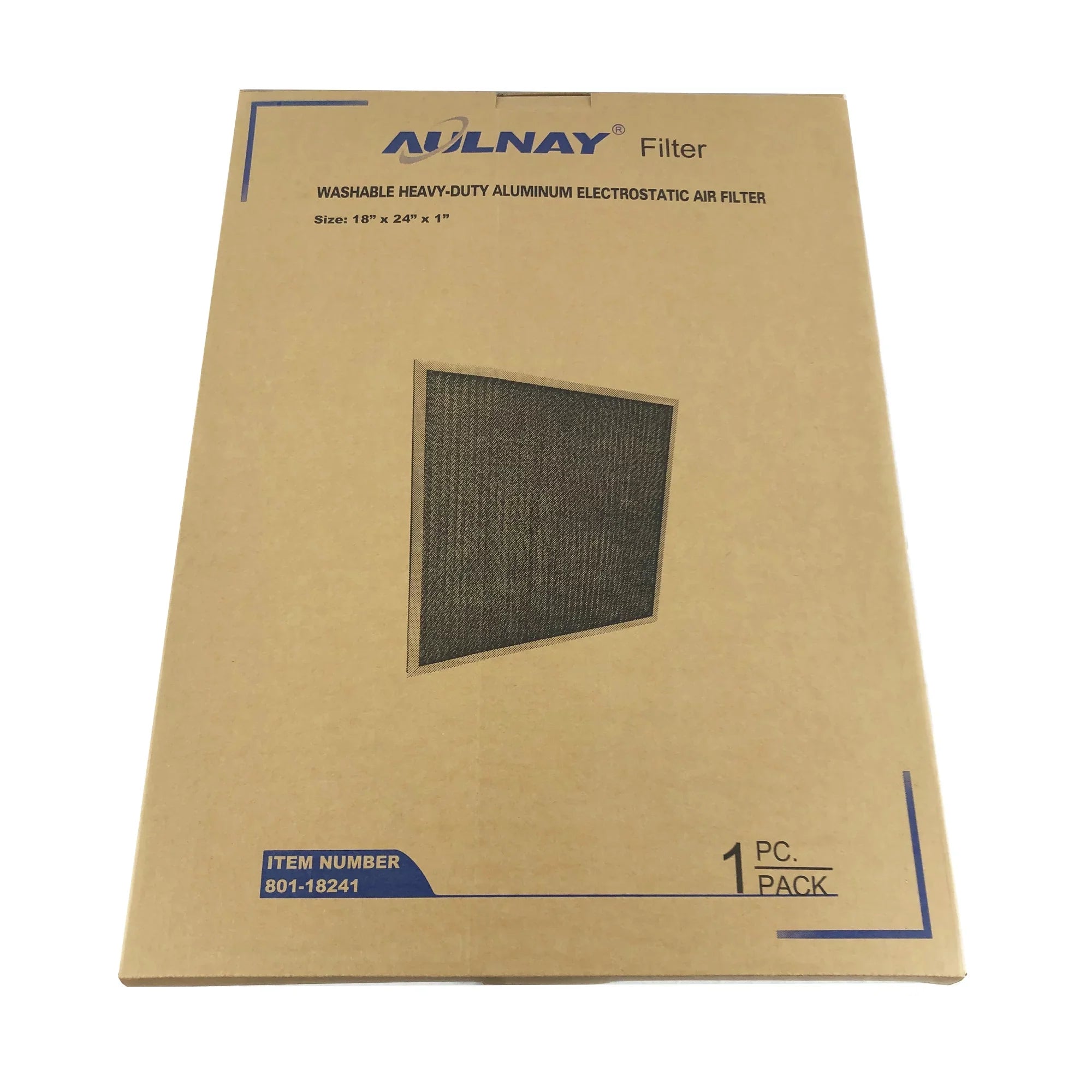 Aulnay Aluminum Electrostatic Air Filter (18" x 24" x1"), Furnace Central  Filter, Washable Metal  Air Filter