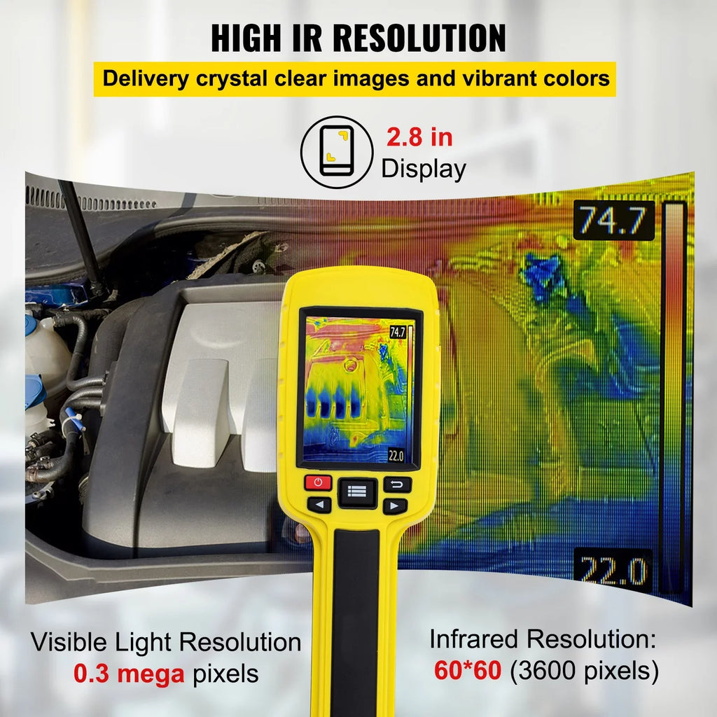Infrared Thermal Imager Thermal Camera  Resolution 3600 2.8"  Screen