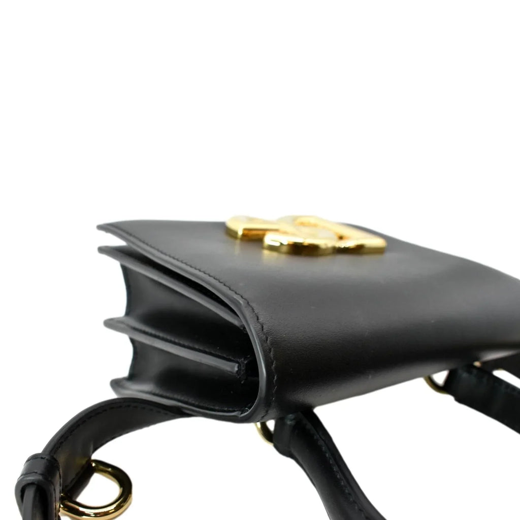 Pre-owned  &  Mini Leather Belt Bag Black