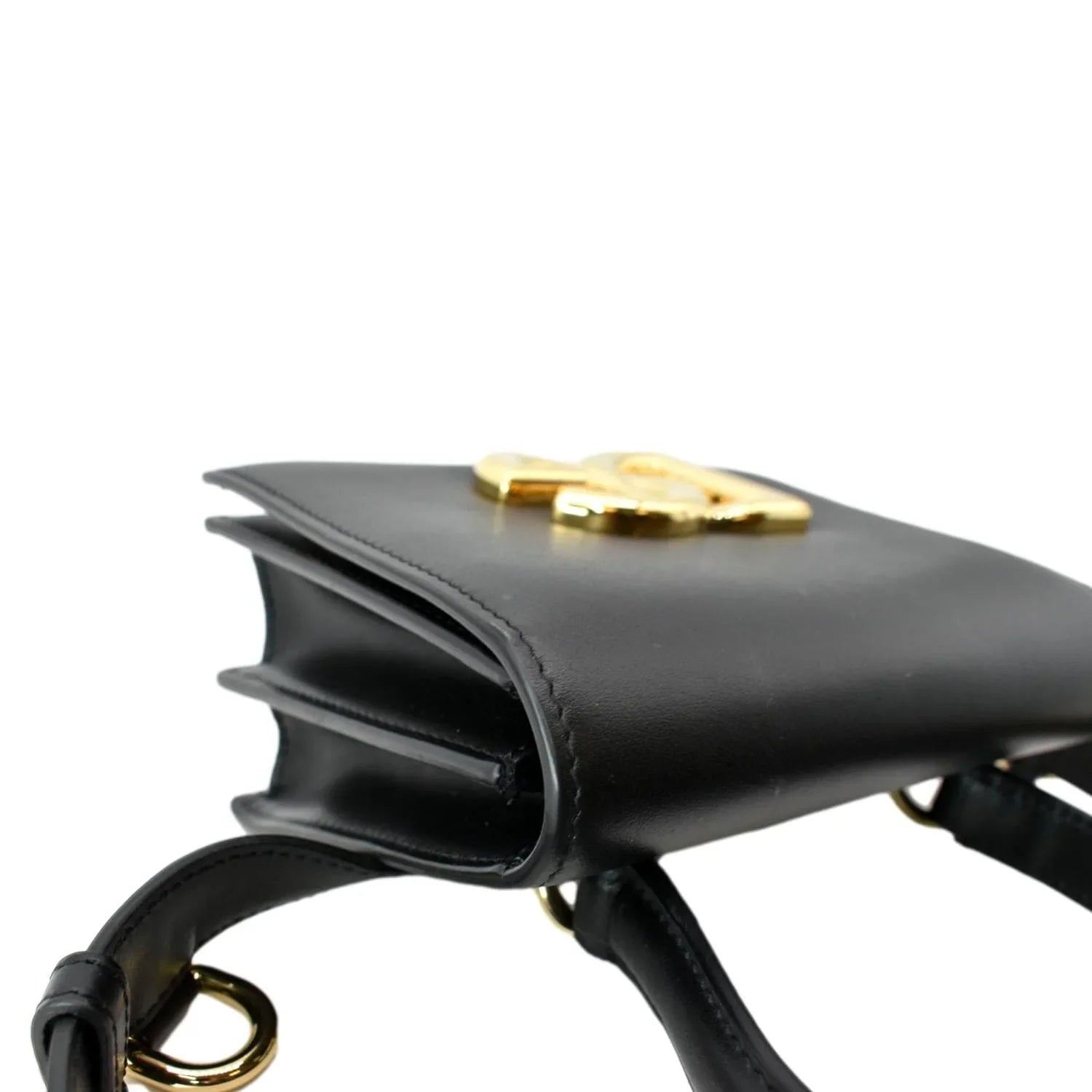 Pre-owned  &  Mini Leather Belt Bag Black