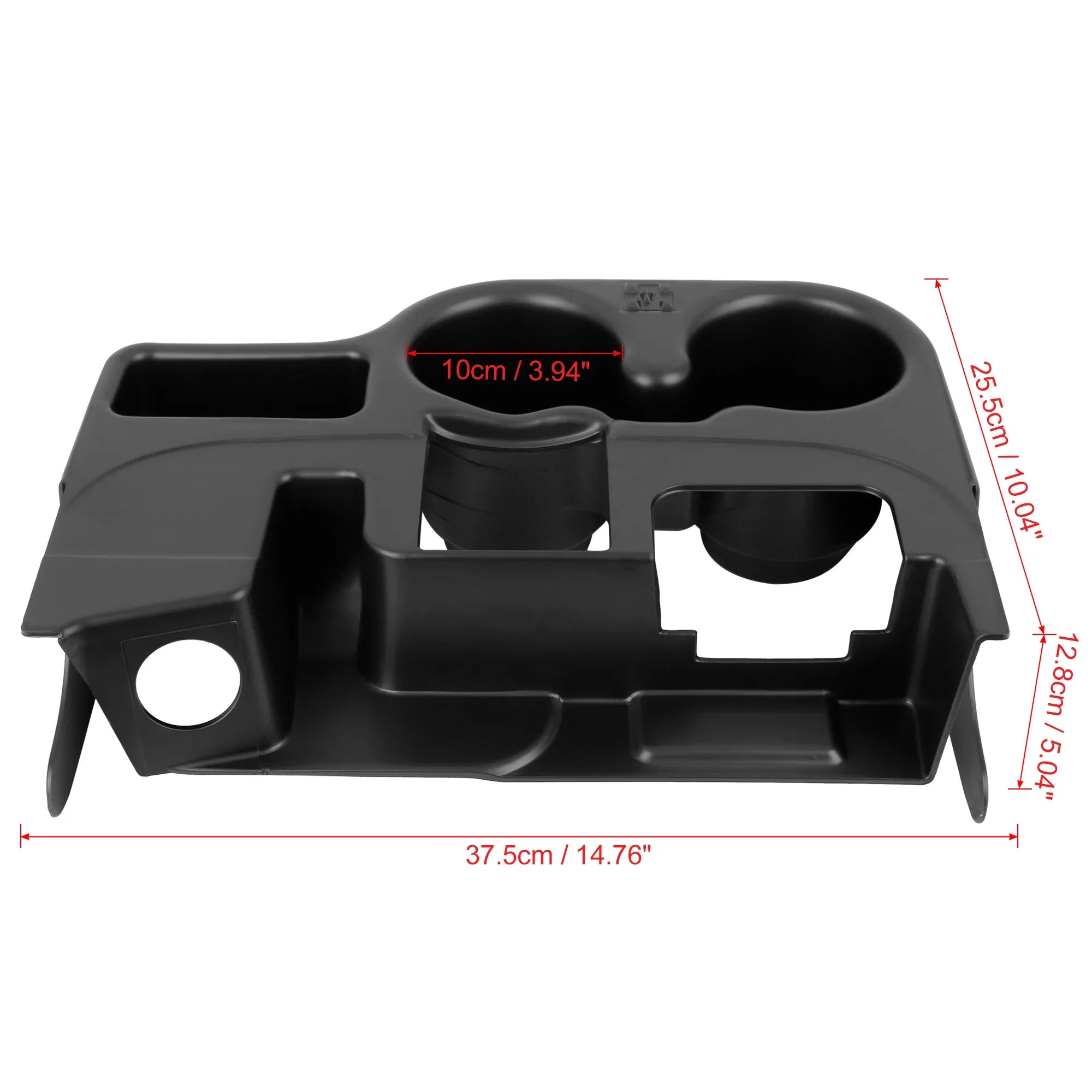 Car Center Console Cup Holder Black for Dodge  1500 2008-2010