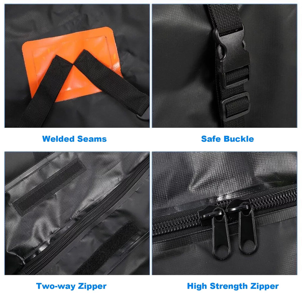 Htovila 600D Waterproof Cargo Bag Car Roof Cargo Carrier Universal Luggage Bag Storage Cube Bag for Travel Camping