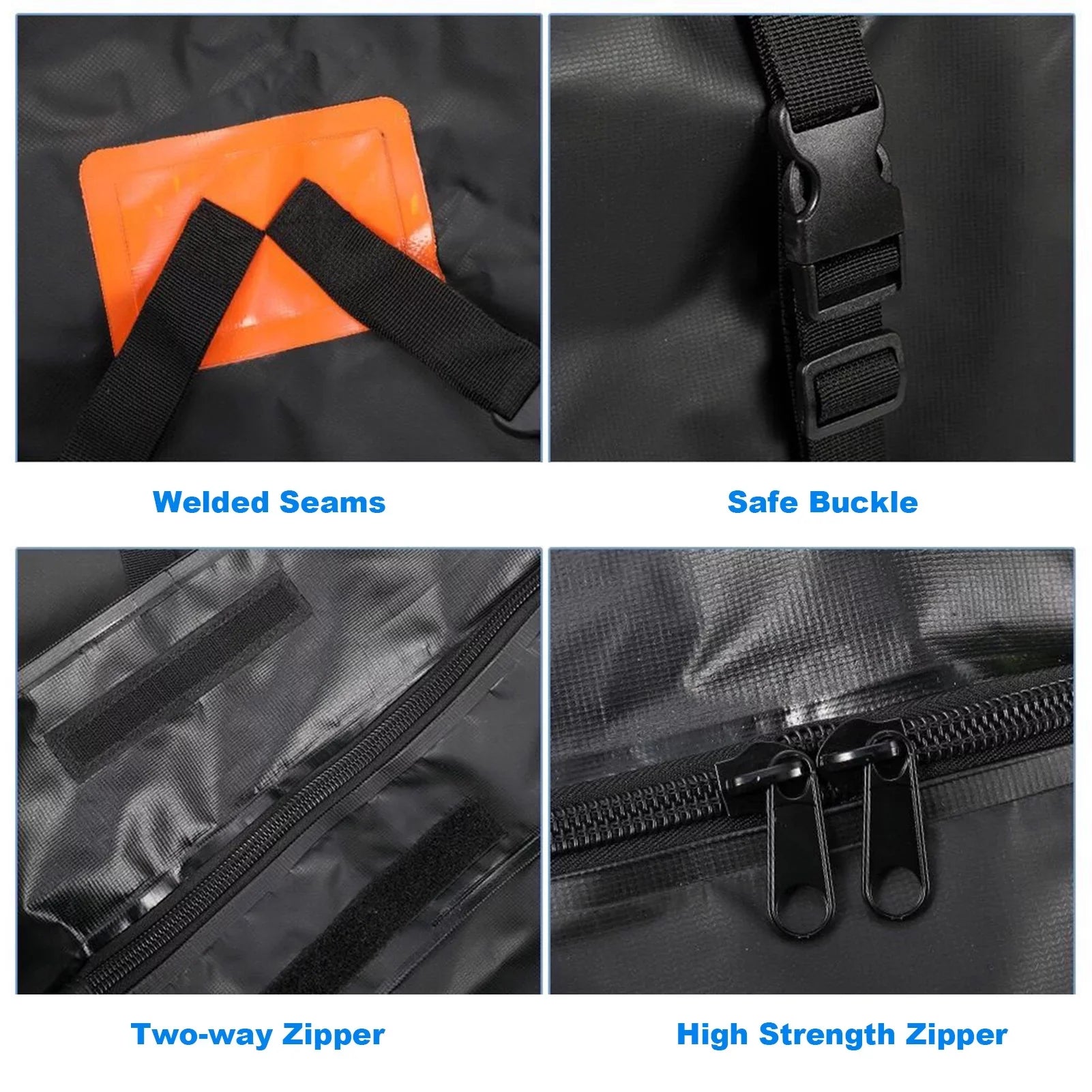 Htovila 600D Waterproof Cargo Bag Car Roof Cargo Carrier Universal Luggage Bag Storage Cube Bag for Travel Camping