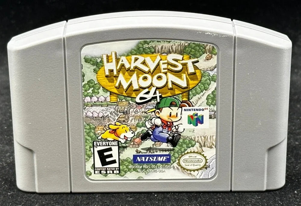 Harvest Moon 64 Nintendo 64  Cassette Genuine Only -