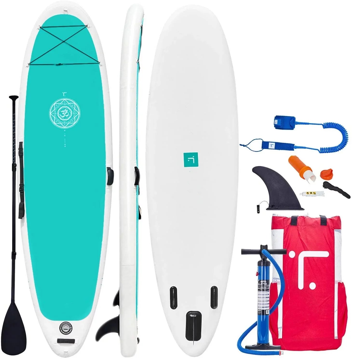 Zen Inflatable Stand Up Paddle Boards with Premium  Paddle Board Accessories, Wide Stable Design, Non-Slip Comfort Deck