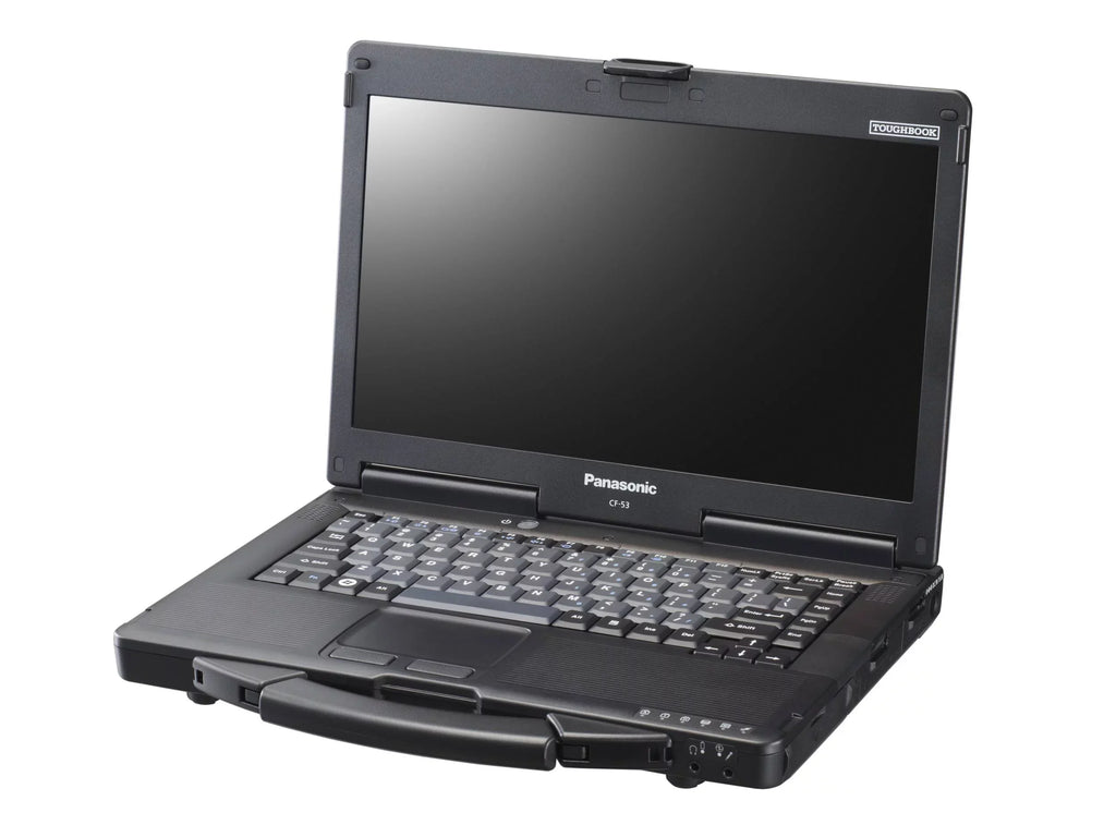 Used Panasonic  Grade -53 Toughbook 14-inch (High Definition-720p  1366 x 768) 2.1GHz Core i5 250GB  2  Memory Win 7 Pro  Power Adapter Included