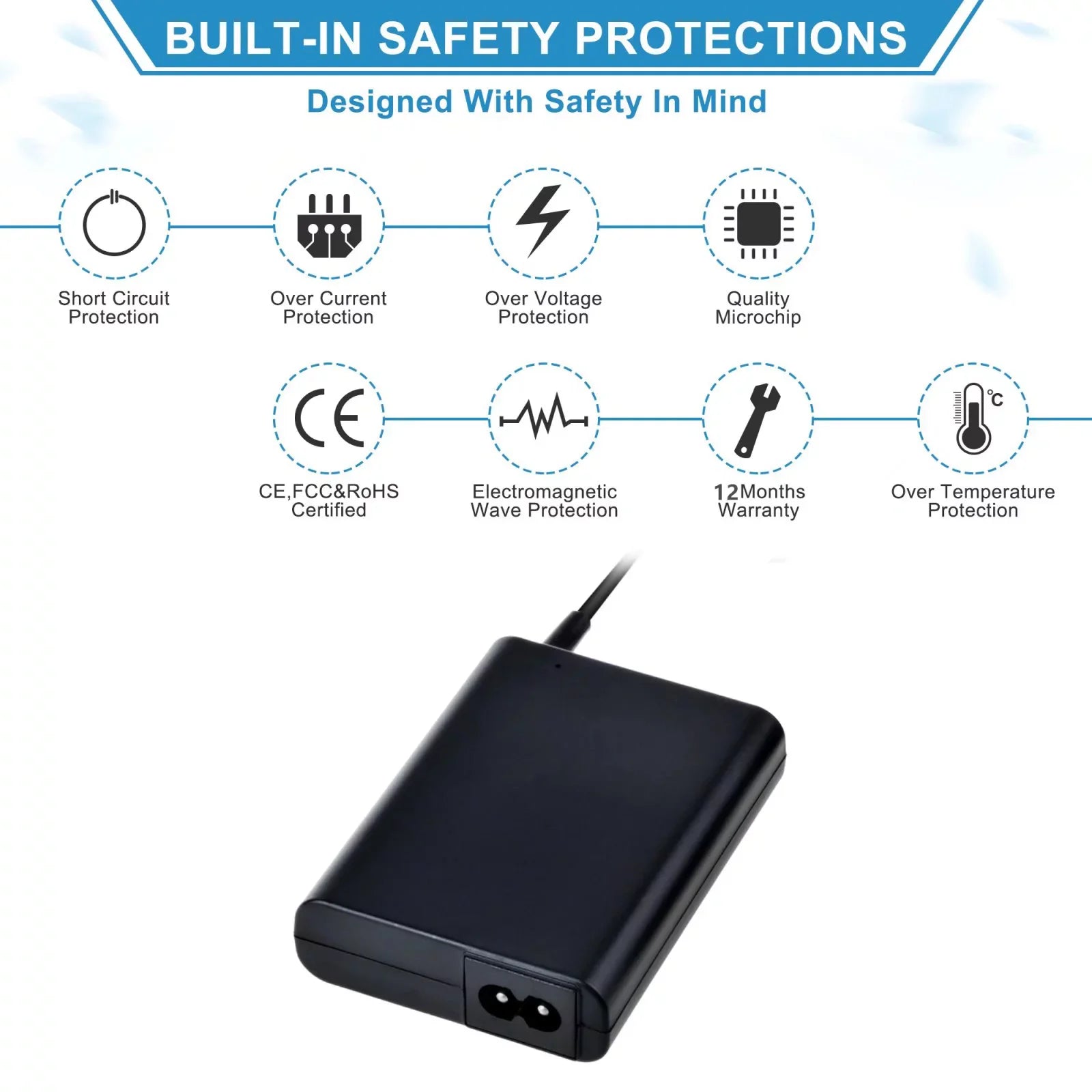 PwrON Compatible 19V 2.37A  Adapter Power Charger Replacement for Asus x551m x551ma x551ma-ds21q