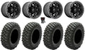 Fuel Unit 15" Wheels Black 35" Crawler  Tires Kawasaki Teryx Mule