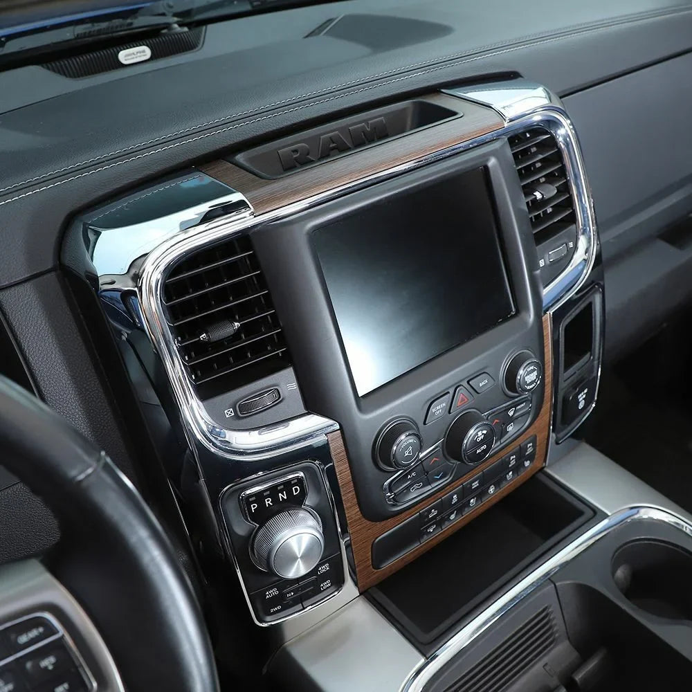 Teledu Chrome Center Console Navigation Side Panel Cover Trim