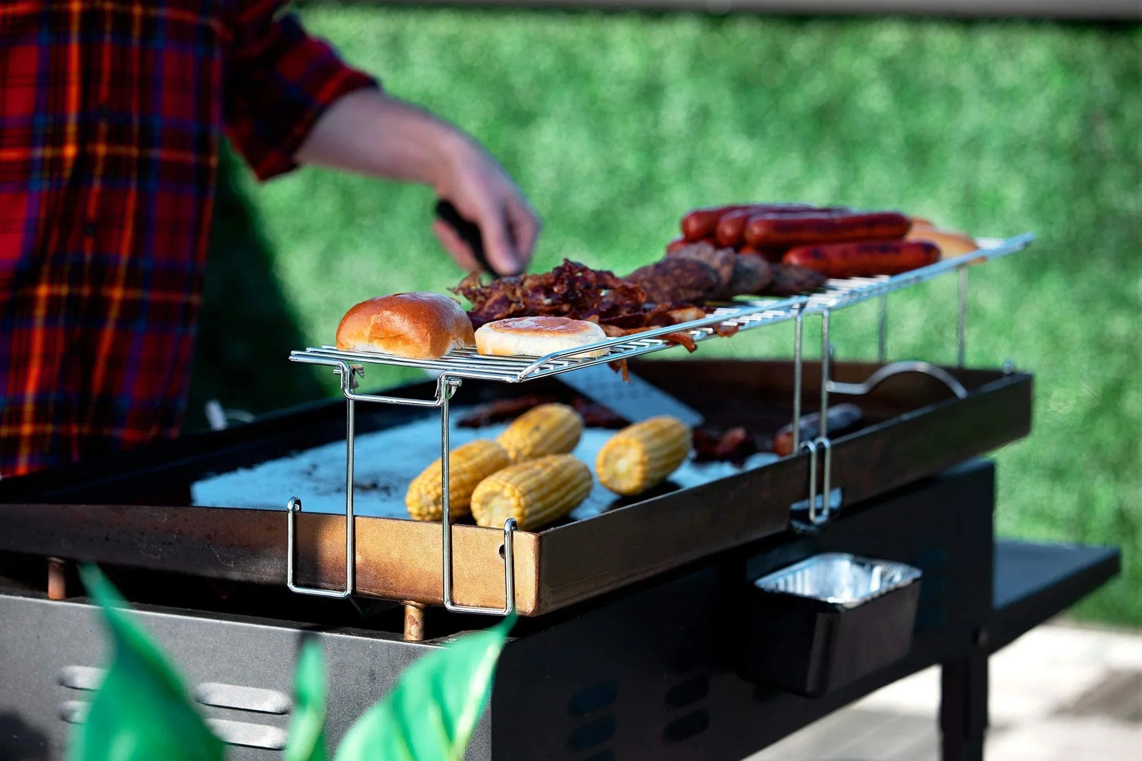 Yukon Glory 31.5" Stainless Steel Griddle Warming Rack Designed for Blackstone Griddles