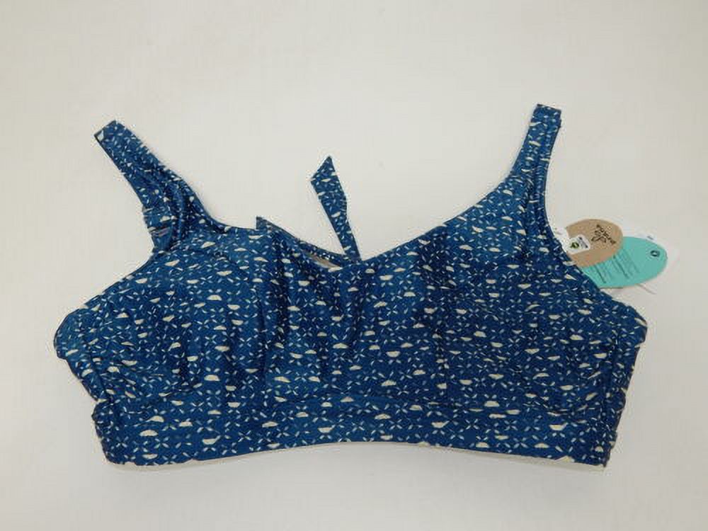 prAna Abella Size Small () 34 -Cup Underwire Bikini Top Deep Indigo Cha Cha