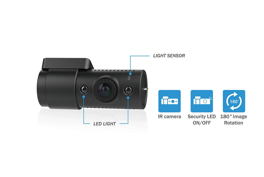 BlackVue -2CH  with 32GB microSD Card | Full  Wi-Fi Dashcam | Interior Infrared () Rear Camera | Taxi Dashcam