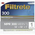 4 , Filtrete 14 In. x 14 In. x 1 In. Basic Dust & Lint 300  Furnace Filter