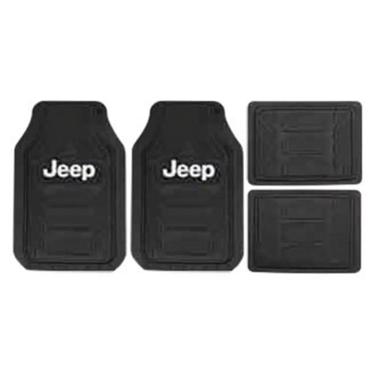 Plasticolor -001668R01 Jeep Rubber Floor Mat, Black