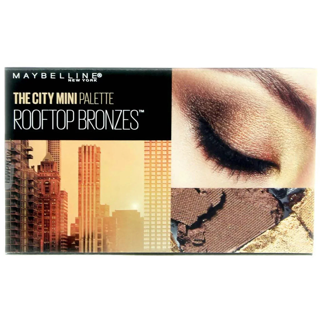 Maybelline The City Mini Eyeshadow Palette, Rooftop Bronzes 0.14 oz (Pack of 2)