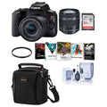 Rebel   Camera with - 18-55mm f/4-5.6   Lens - Black - Bundle With Camera Case, 32GB  Card, 58mm  Filter, Cleaning Kit, Pc Software Package