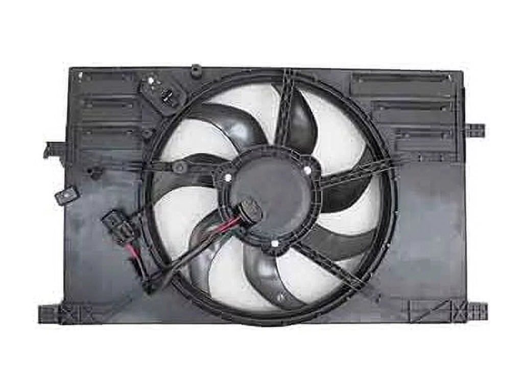 Radiator Fan Assembly - Compatible with 2015 - 2021 Ram ProMaster City 2016 2017 2018 2019 2020