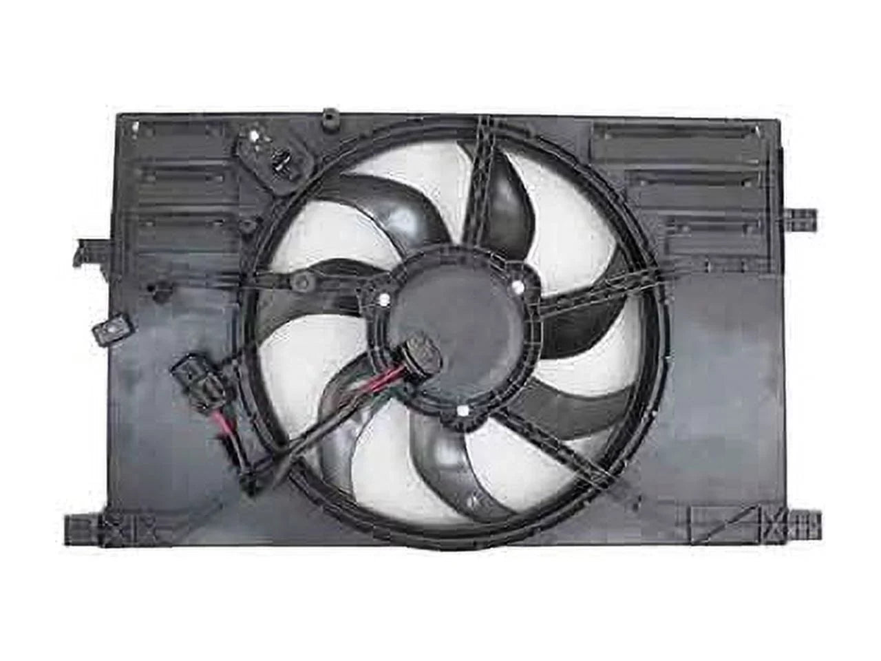 Radiator Fan Assembly - Compatible with 2015 - 2021 Ram ProMaster City 2016 2017 2018 2019 2020