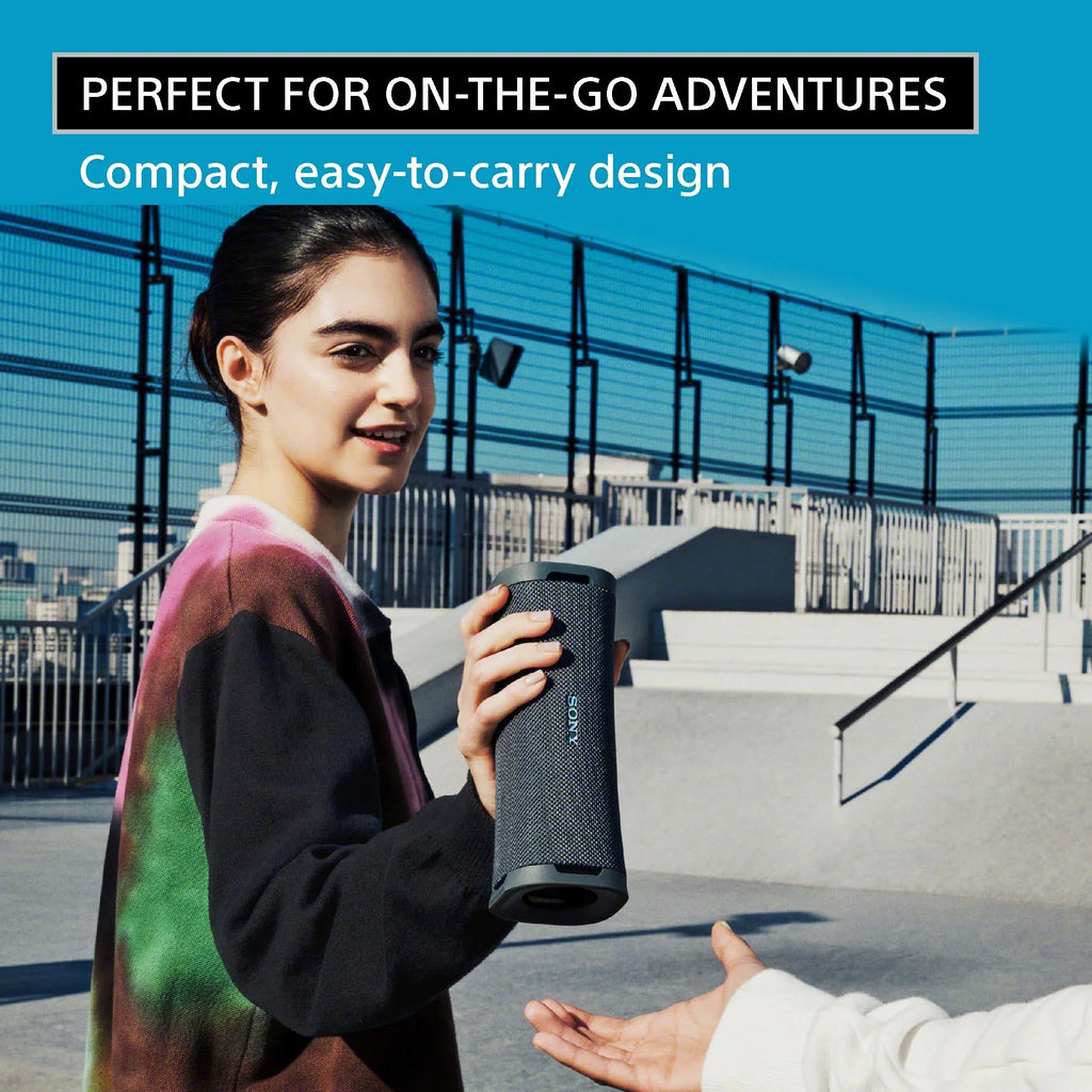 Sony   1 Wireless Ultra Portable Bluetooth Compact Speaker,  Waterproof, Dustproof, Shockproof and Rustproof - Black