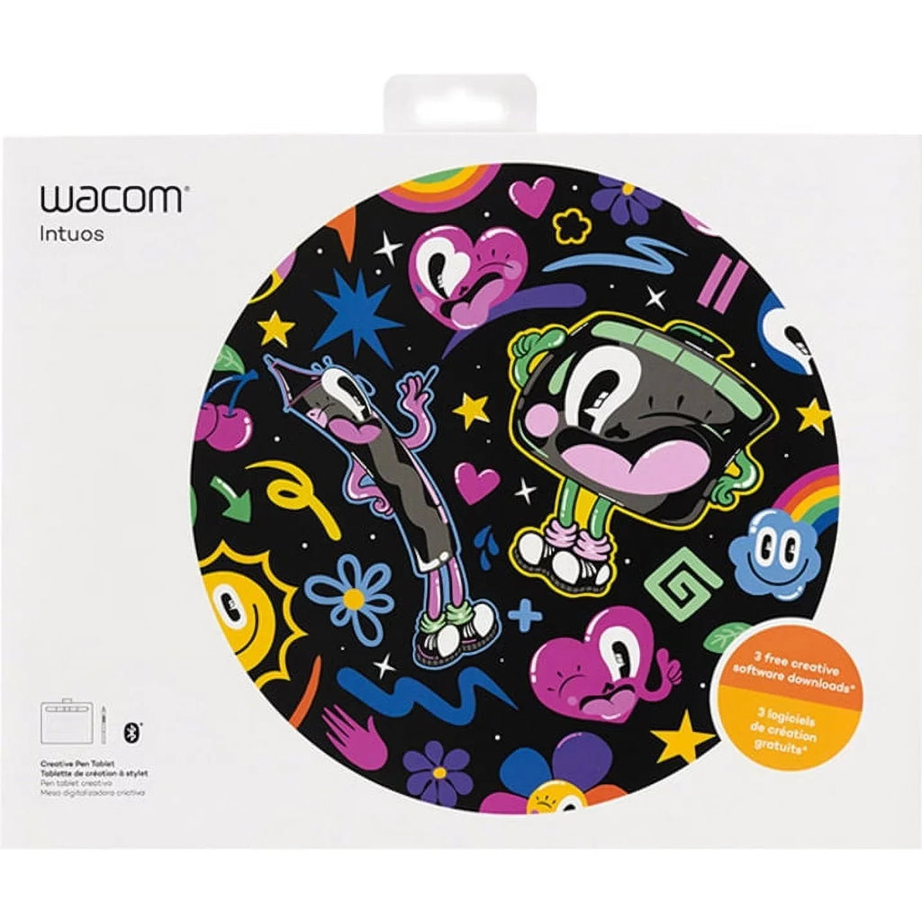 Wacom Intuos Wireless Graphics Drawing Tablet for Mac, , Chromebook & Android (medium) with Software Included, Black (