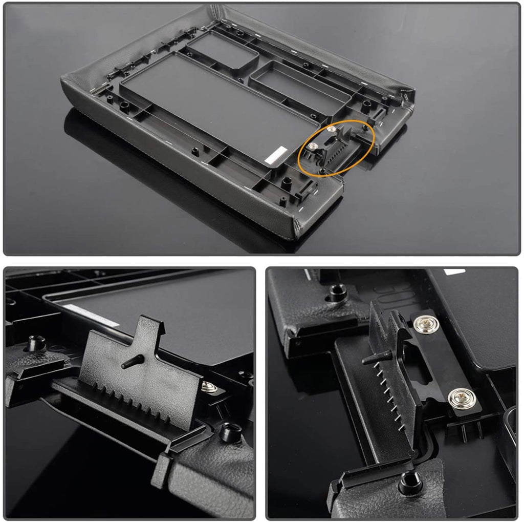 Center Console Armrest Cover Latch, Suitable for 07-14 Silverado, Avalanche, Suburban, Sierra, Yukon, Escalade-Perfect Replacement for  Part 20864151, 20864153, 20864154