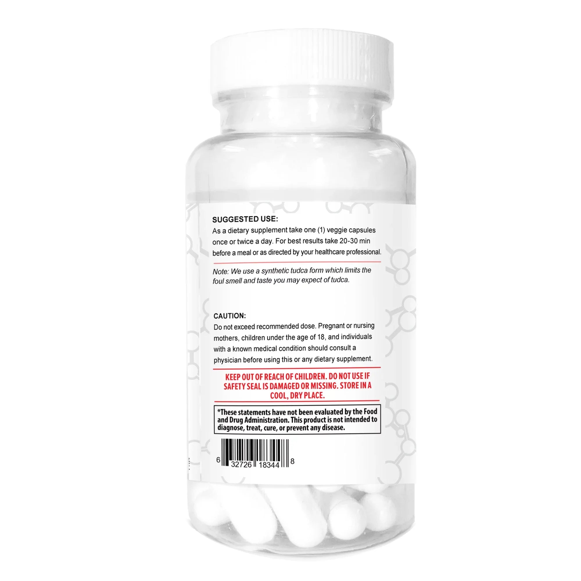 (2 Pack)  (Tauroursodeoxycholic Acid) - 500mg - 120 Capsules - Help Supports Liver Health