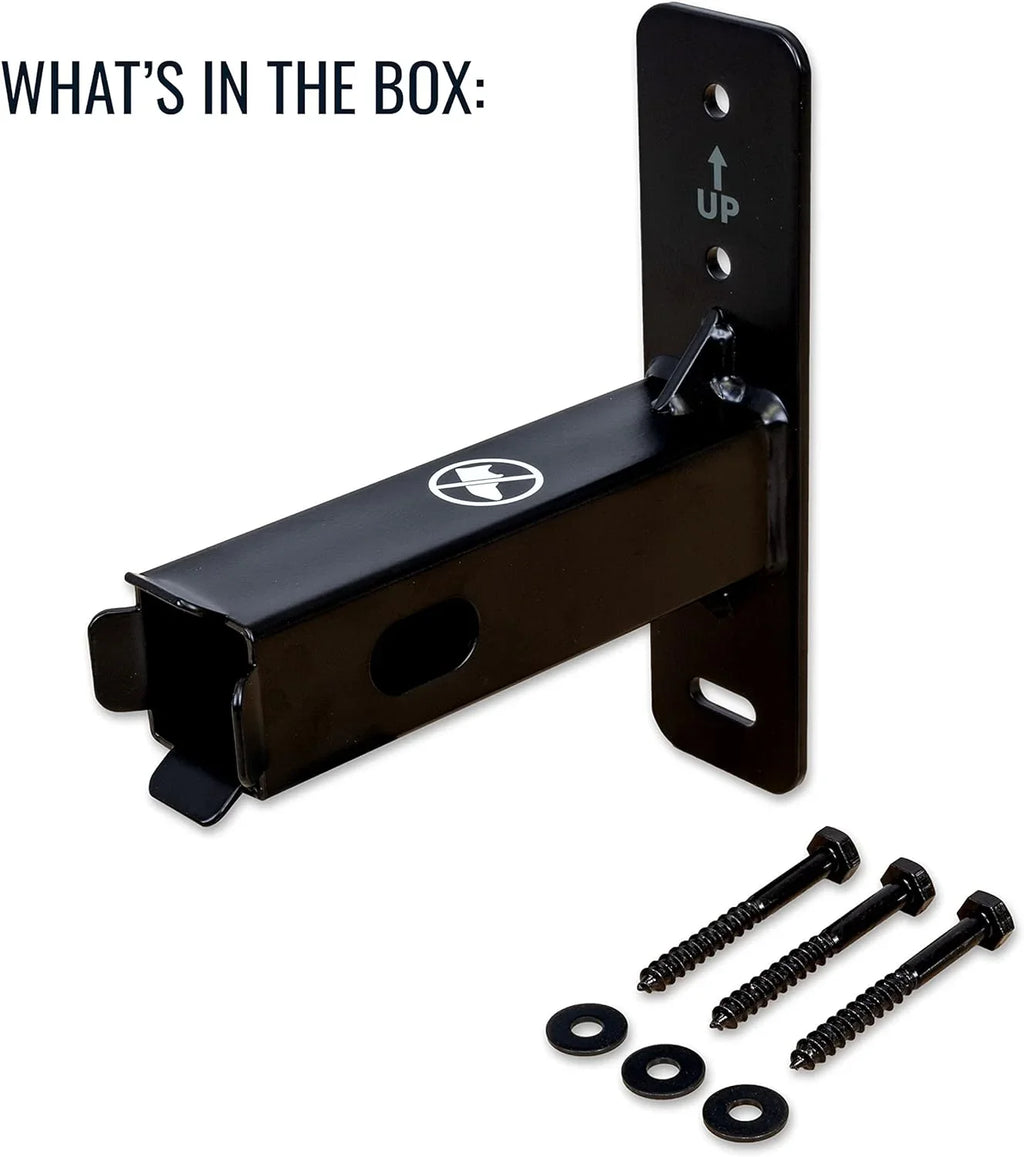 Storeyourboard Hitch Wall Mount, Bike And Cargo Rack Hanging Garage Organizer, Trailer Hitch Receiver Storage, Holds Max 175 Lbs (1.25 Inch)