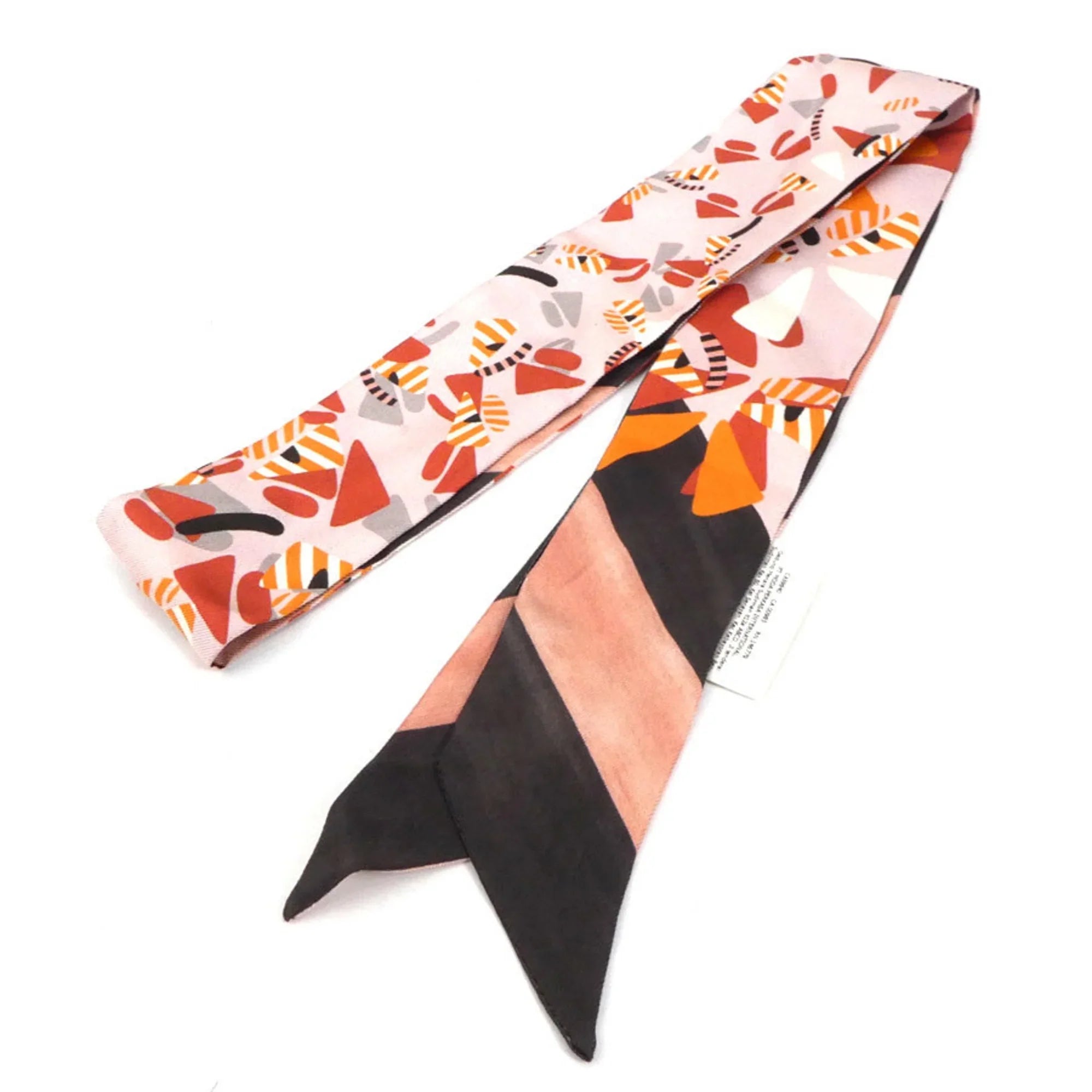 Pre-Owned  Scarf Muffler Wrappy Silk Pink/Multicolor Women's (Good)