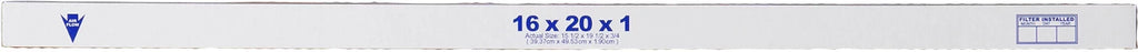 16x20x1 (15_1/2x19_1/2) Pleated  8 Air Filters 6 Pack