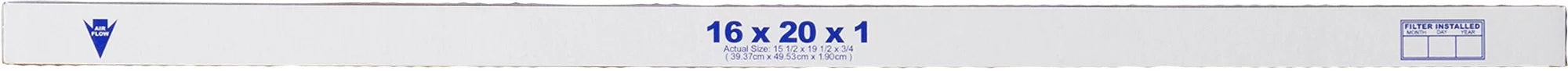 16x20x1 (15_1/2x19_1/2) Pleated  8 Air Filters 6 Pack