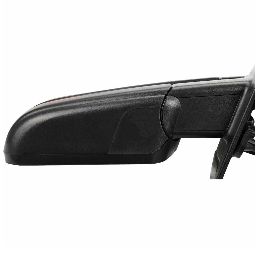 AutoShack Driver Mirror Power Folding Heated Textured Black Replacement for 2004 2005 2006 Ford -150 4.2L 4.6L 5.4L   4WD