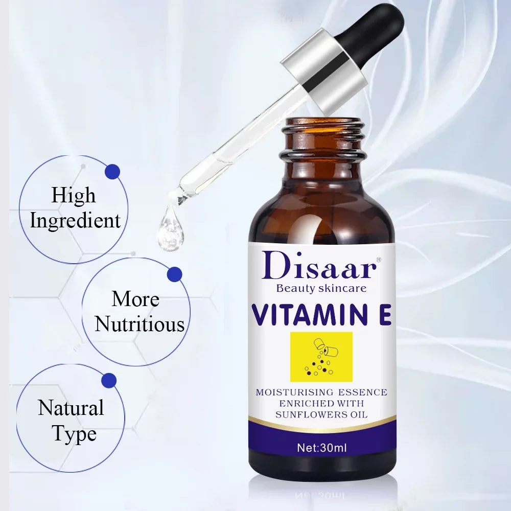 2 Pack Moisturizing Skin Therapy Oil for Face with Vitamin ,  & 10 Pure Facial Oil Blend, Rosehip Fragrance