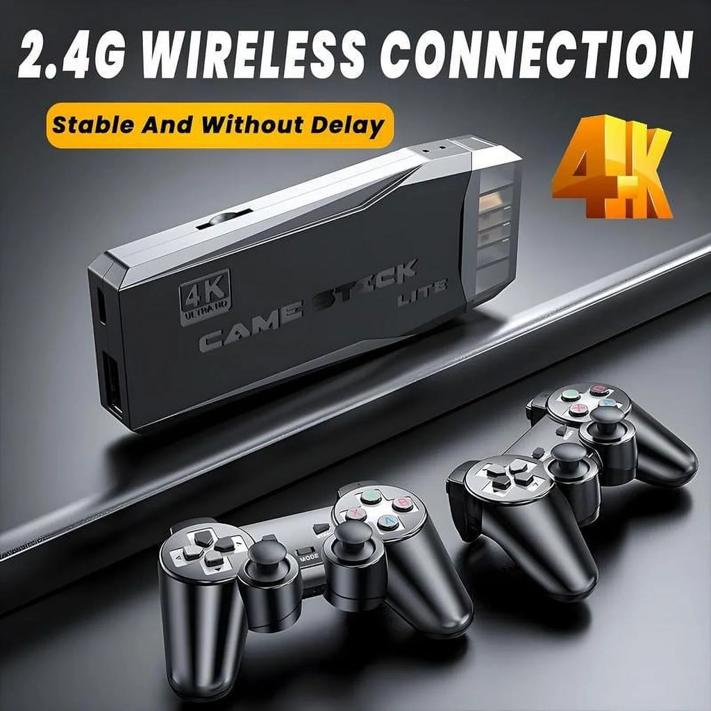 20,000+ Games Wireless Retro Game,4K  Output Retro Video Game Console - Plug and PlayVideo Games, Retro Game Stick 4K Game Stick, Built in 64G Cards playstation5 ps5controller