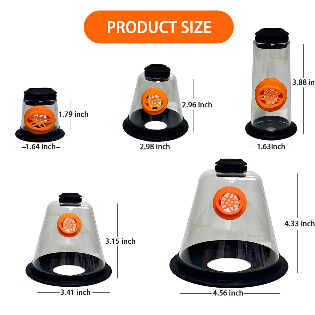 Pet Oxygen Mask - Veterinary Designed Breathing Aid for Dogs & Cats - 5 Sizes - Easy to Clean & Connect to Oxygen Source - Ensures Comfort & More Oxygen