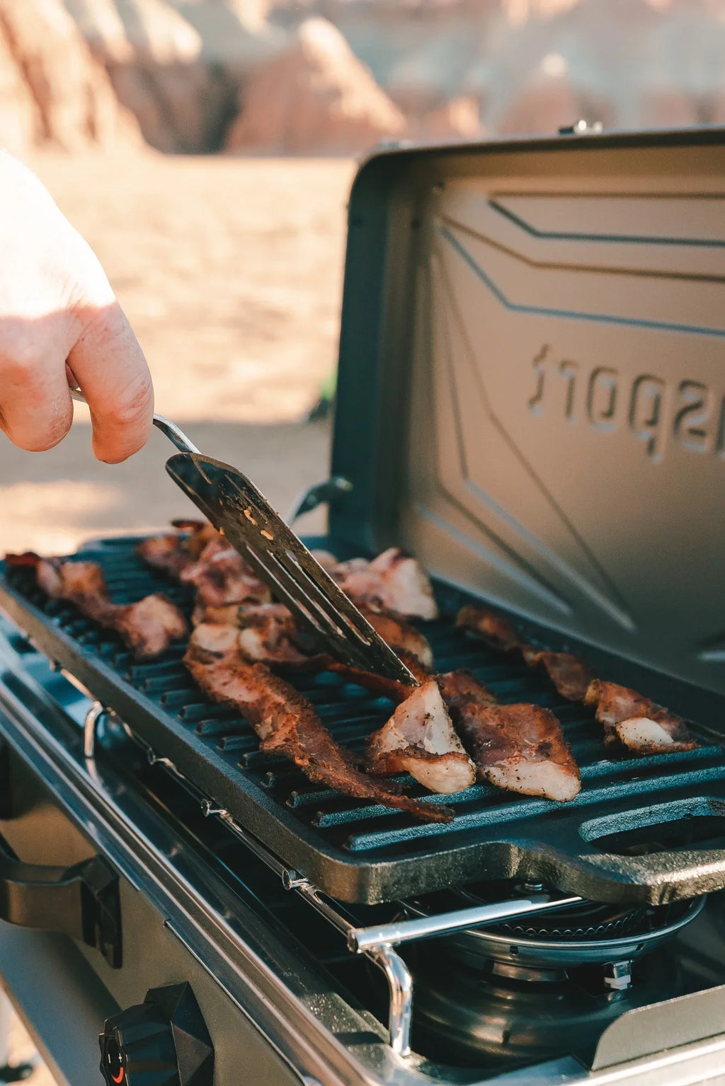 Stansport Pre-Seasoned Cast Iron Griddle with Reversible Cooking Surface