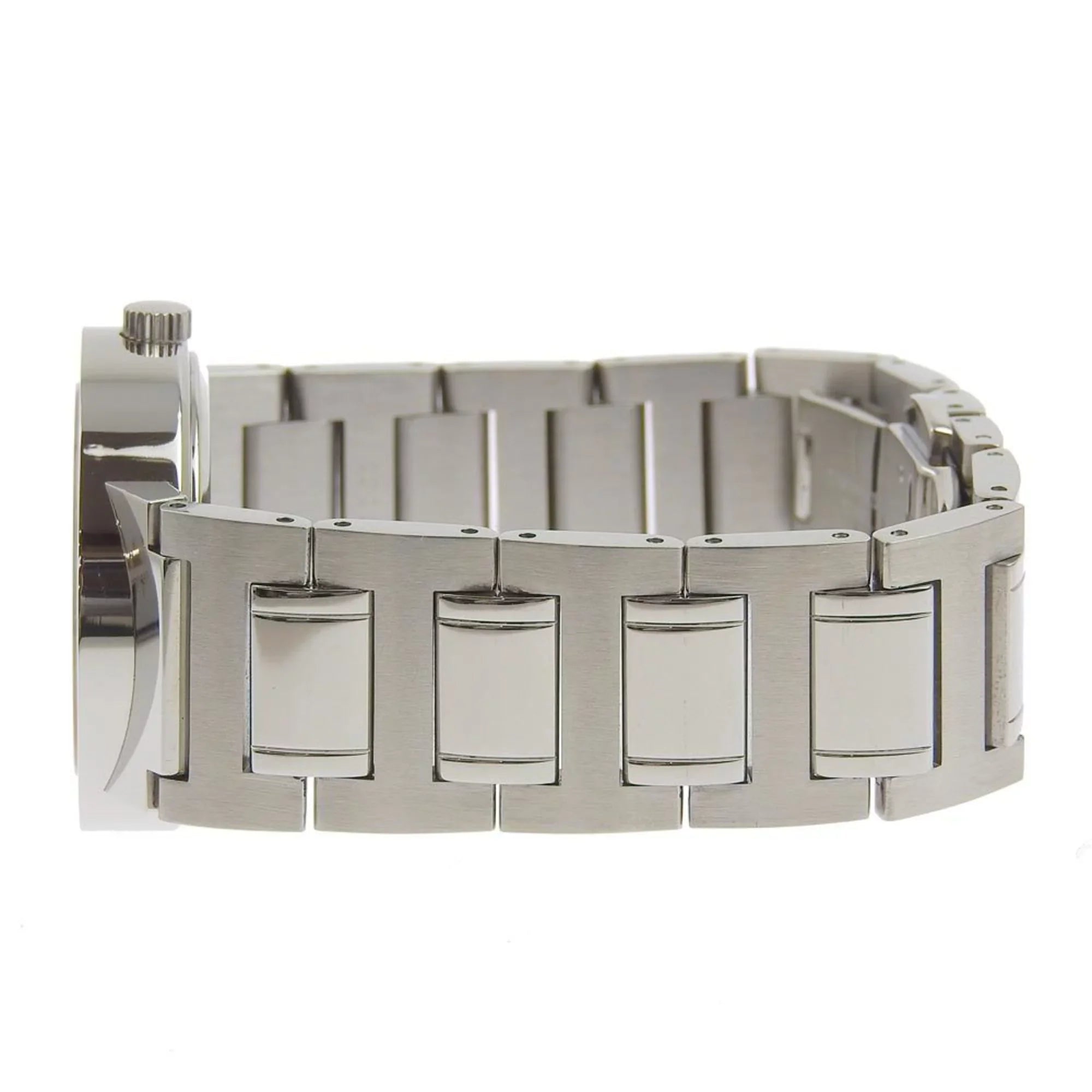 Pre-Owned  Bulgari   stainless steel self-winding boys black dial watch (Good)