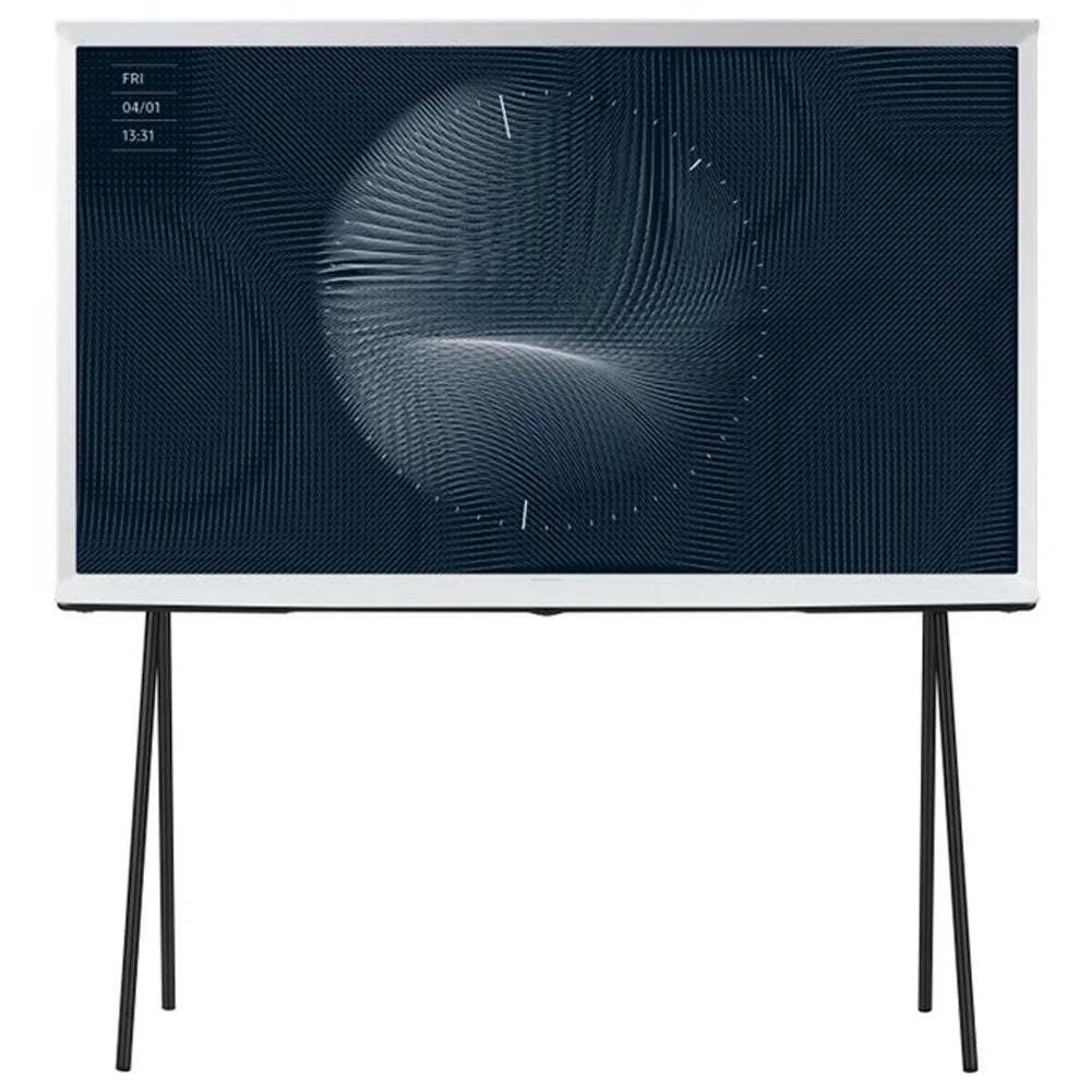 Samsung  The Serif 55 Inch  4K   Smart  (2022) Bundle with 2   Enhanced Protection Pack