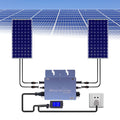 600W 110V Solar Micro Inverter Grid Tie  Pure Sine Wave  to  Waterproof