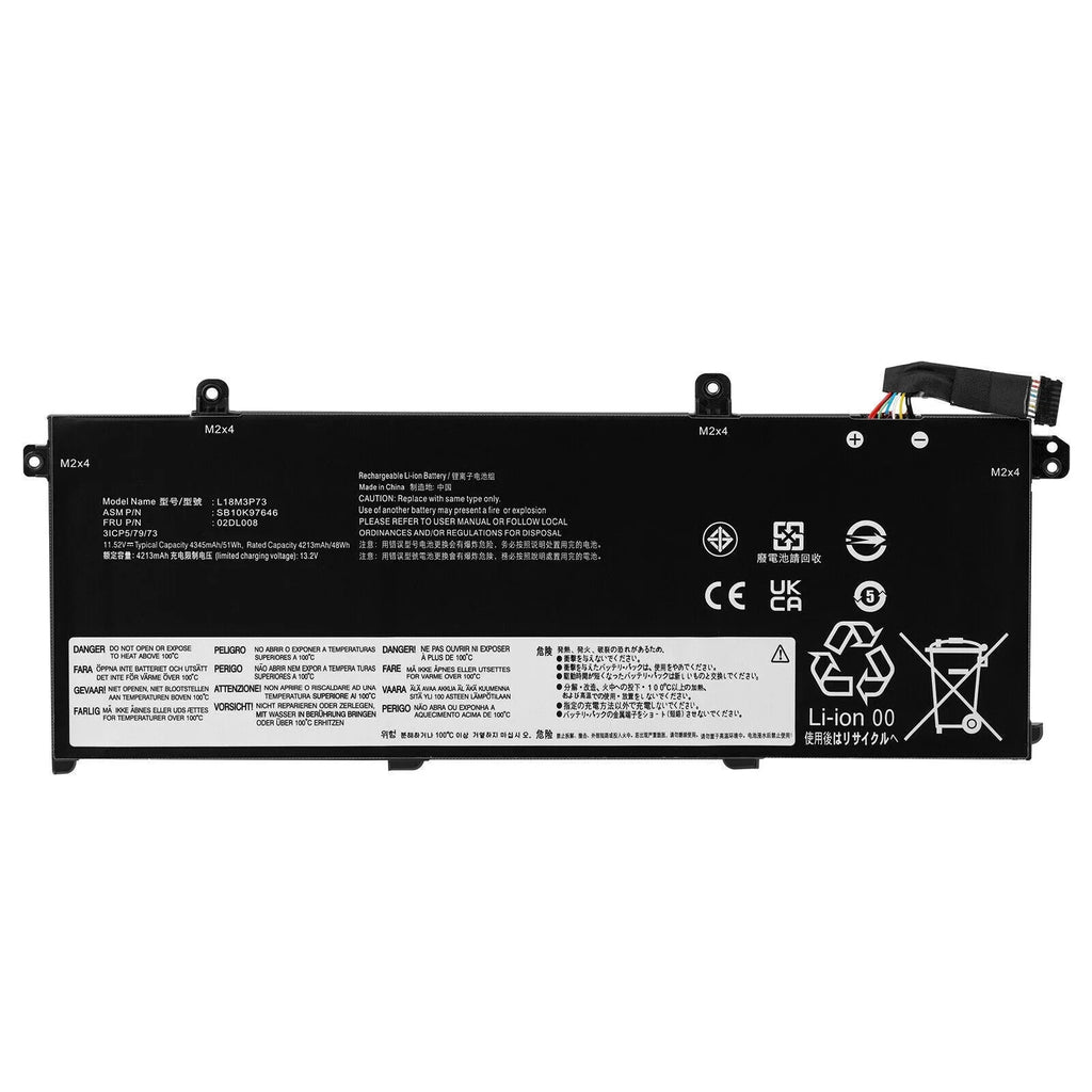 New Laptop Battery For Lenovo   P14s  5B10W13907 5B10W13906