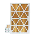3 Pack of 18x24x2  11 Pleated 2" Inch Air Filters by Glasfloss. Actual Size: 17-1/2 x 23-1/2 x 1-3/4