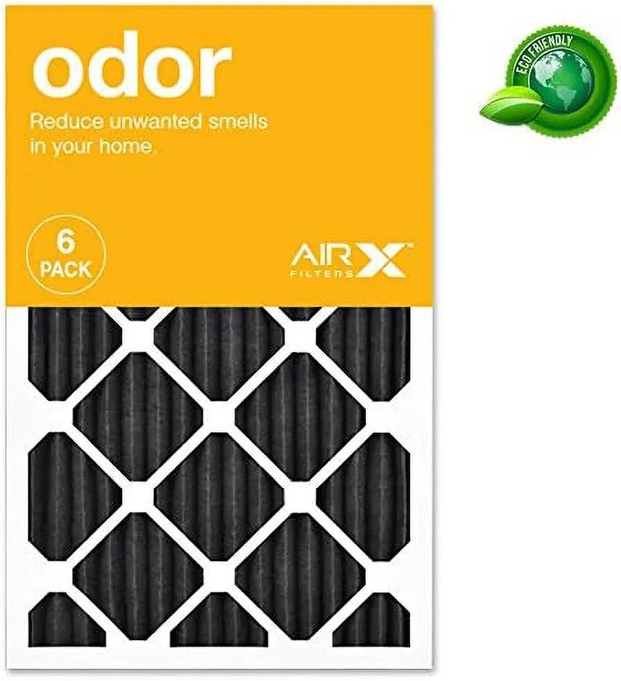 Airx  16X25x1  8 Carbon Pleated Air Filter - Made In The - Box Of 6