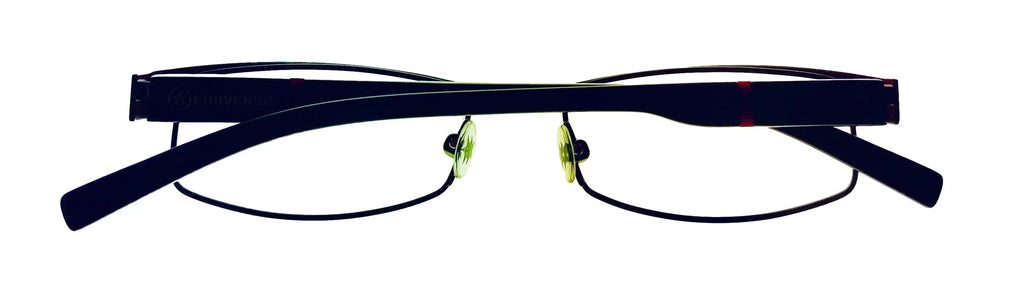 Converse Womens Red Ophthalmic Soft Rectangle Metal Frame Nitro 46mm