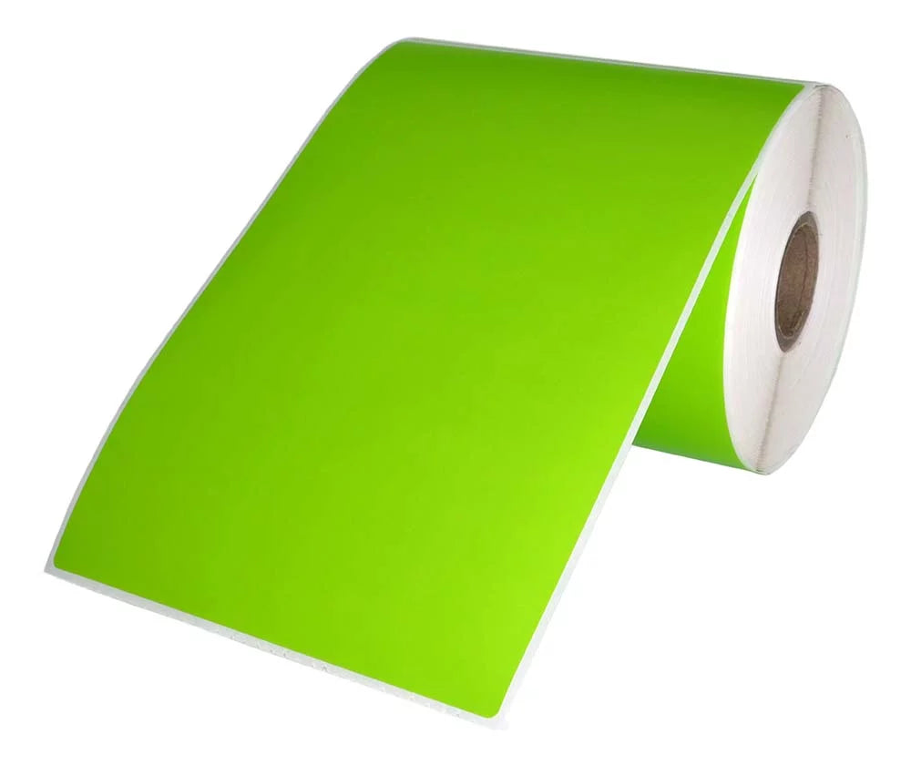 6 Rolls 4"x6"  Color Direct Thermal Shipping Label Compatible with Zebra Eltron Printers