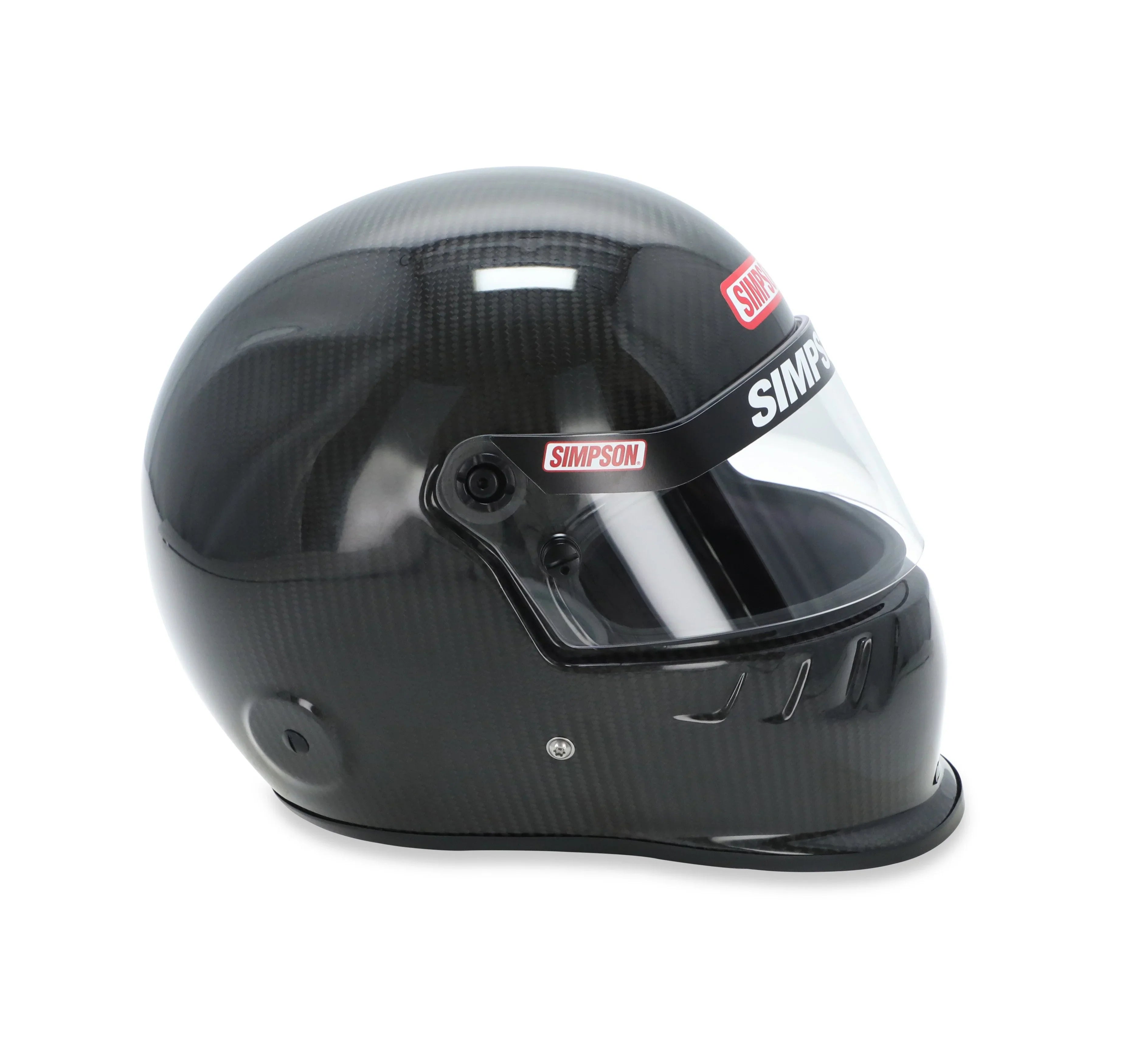 Simpson Racing 795001C  Dirt Track Helmet - Snell  - Carbon Fiber - Adult